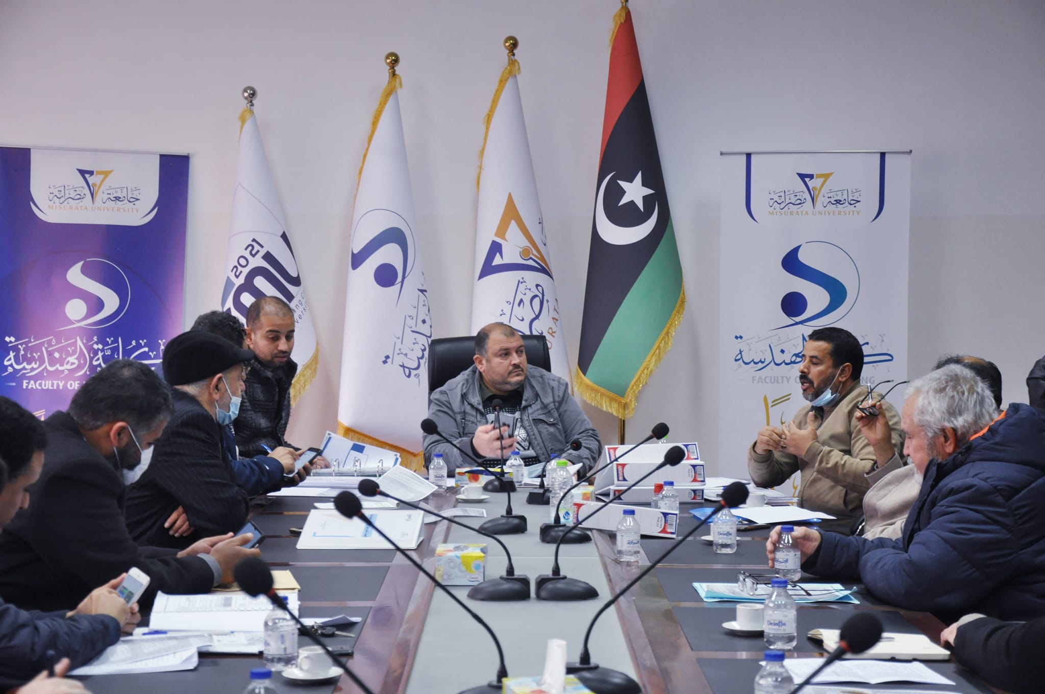  استعداد كلية الهندسة-جامعة مصراتة للزيارة المرتقبة ليوم الأحد من قبل فريق التدقيق التابع للمركز الوطني لضمان جودة المؤسسات التعليمية والتدريبية